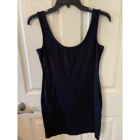 Xhilaration Black Pullover Sleeveless Casual Stretchy Cotton Mini Dress Size M - Picture 3 of 6